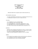 Building Specifications - Page One