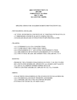 Building Specifications - Page One